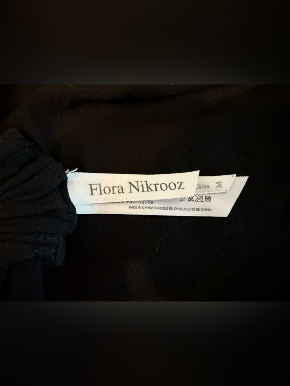 Flora Nikrooz Black Racerback Pajama Top Size M - Picture 3 of 3